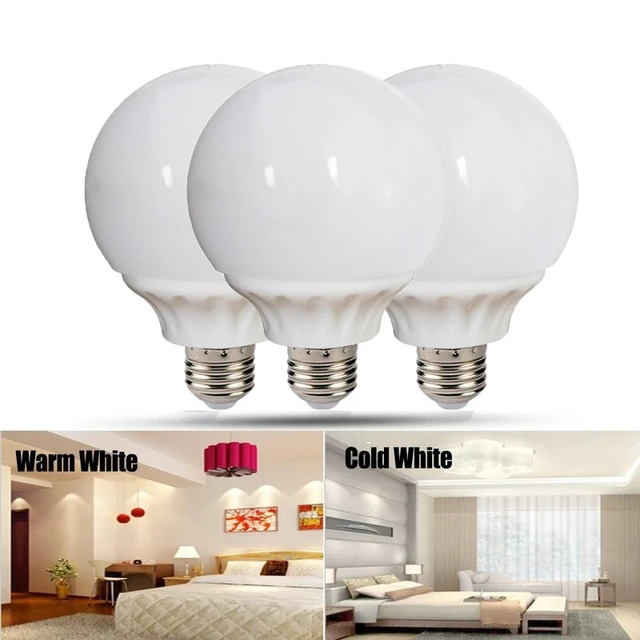 E27 Led Ampoules Lumière 5000k Équivalent 75 To100w À Incandescence G80  Halogène En Forme De Globe De Lampe À Vis 950 Lumens Vanité 4pack - Led  Ampoules Et Tubes - AliExpress