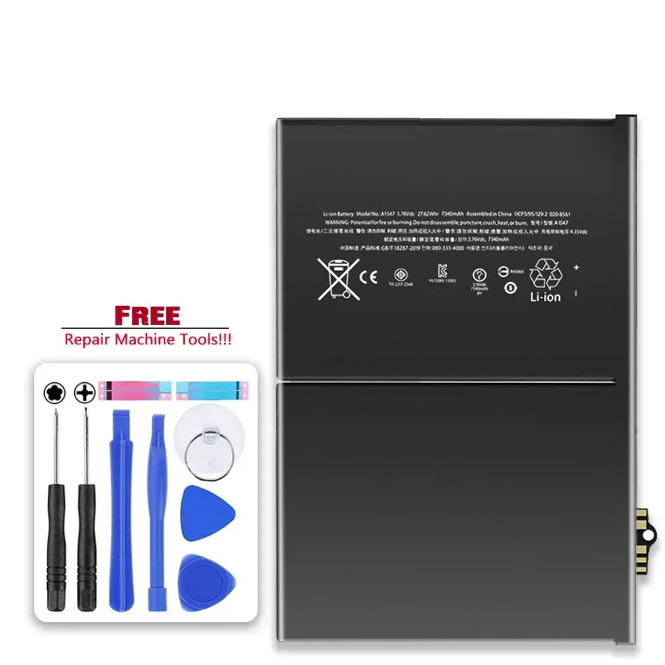 

Аккумулятор pad6 7340 мАч для iPad 6 Air 2 iPad6 Air2 A1547 A1566 A1567