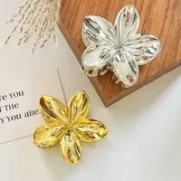 Korean Hawaiian Gradient Flower Hair Claw Clip For Women Girl Fashion Plastic Non Slip Hold Hairpin Barrette Hair Accessories 6