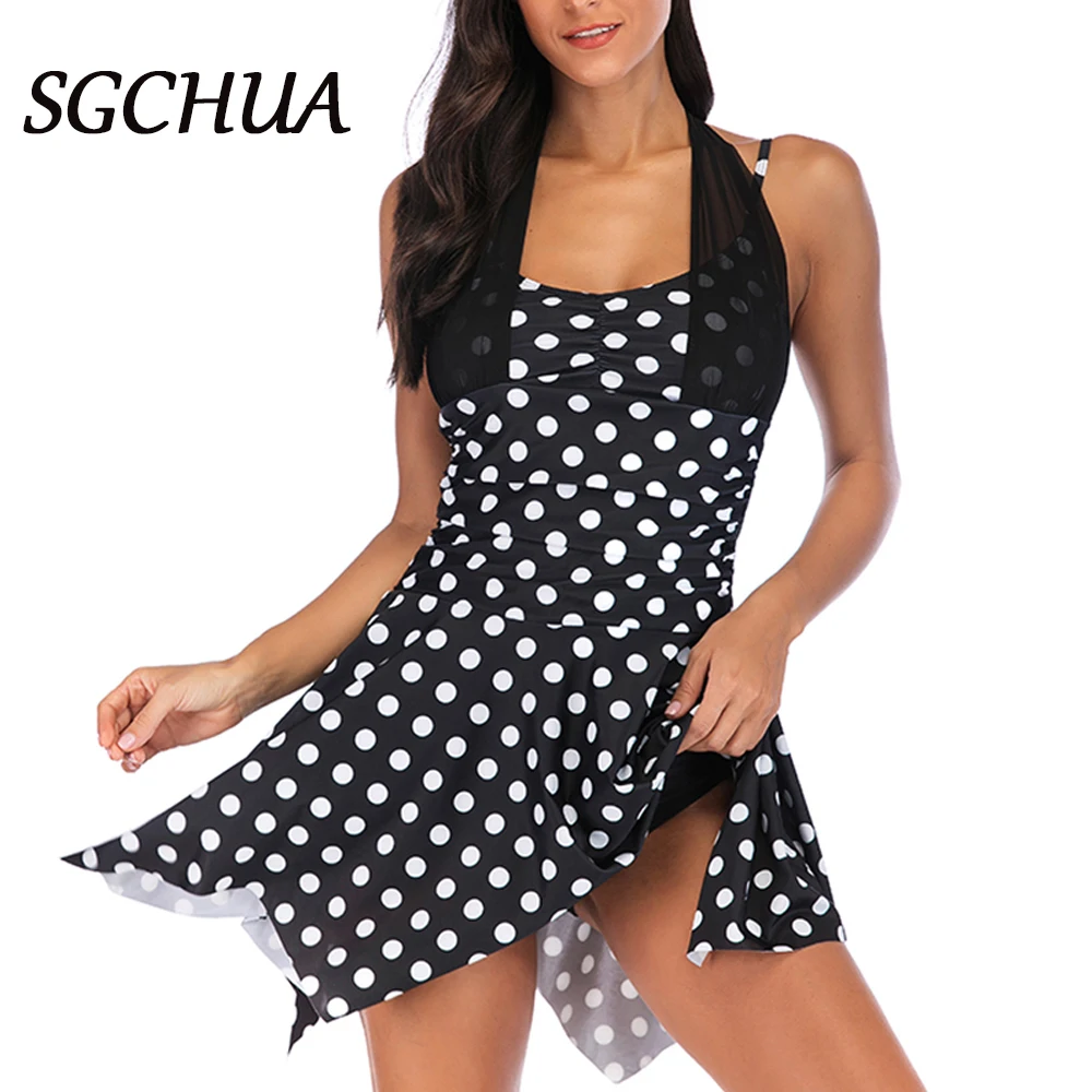  ÷  6XL Swimdress ī Ʈ Two Piece  Skrit   Ȧͳ Bow-Knot Beachwear 