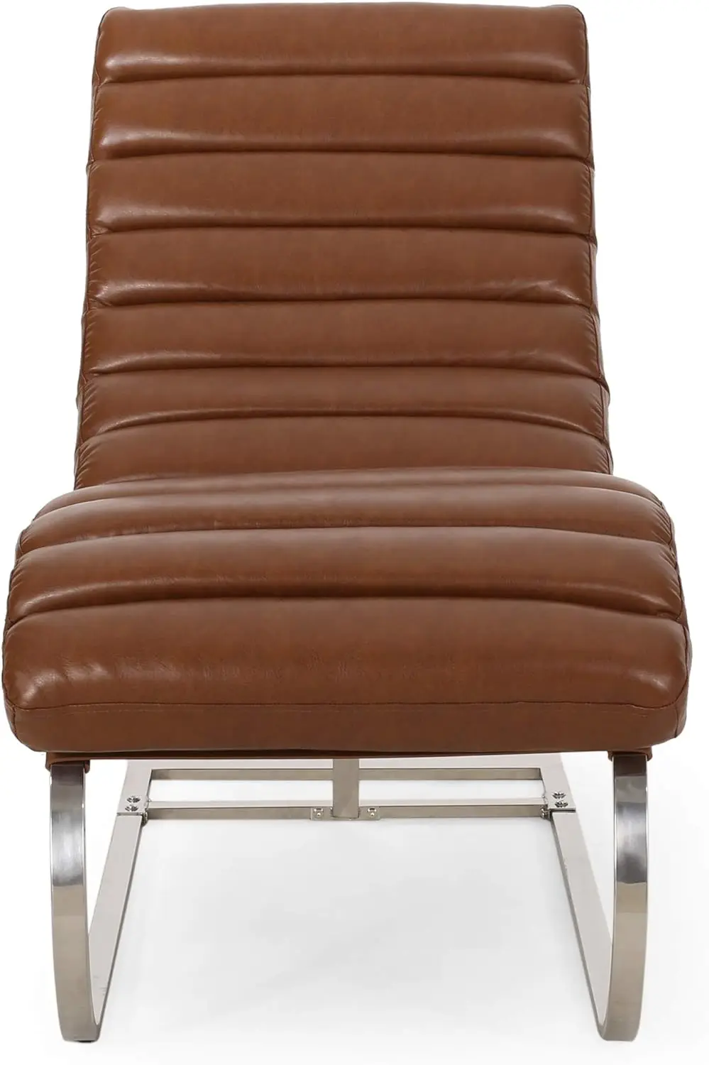 

Christopher Knight Home Chaise Lounge, Cognac Brown