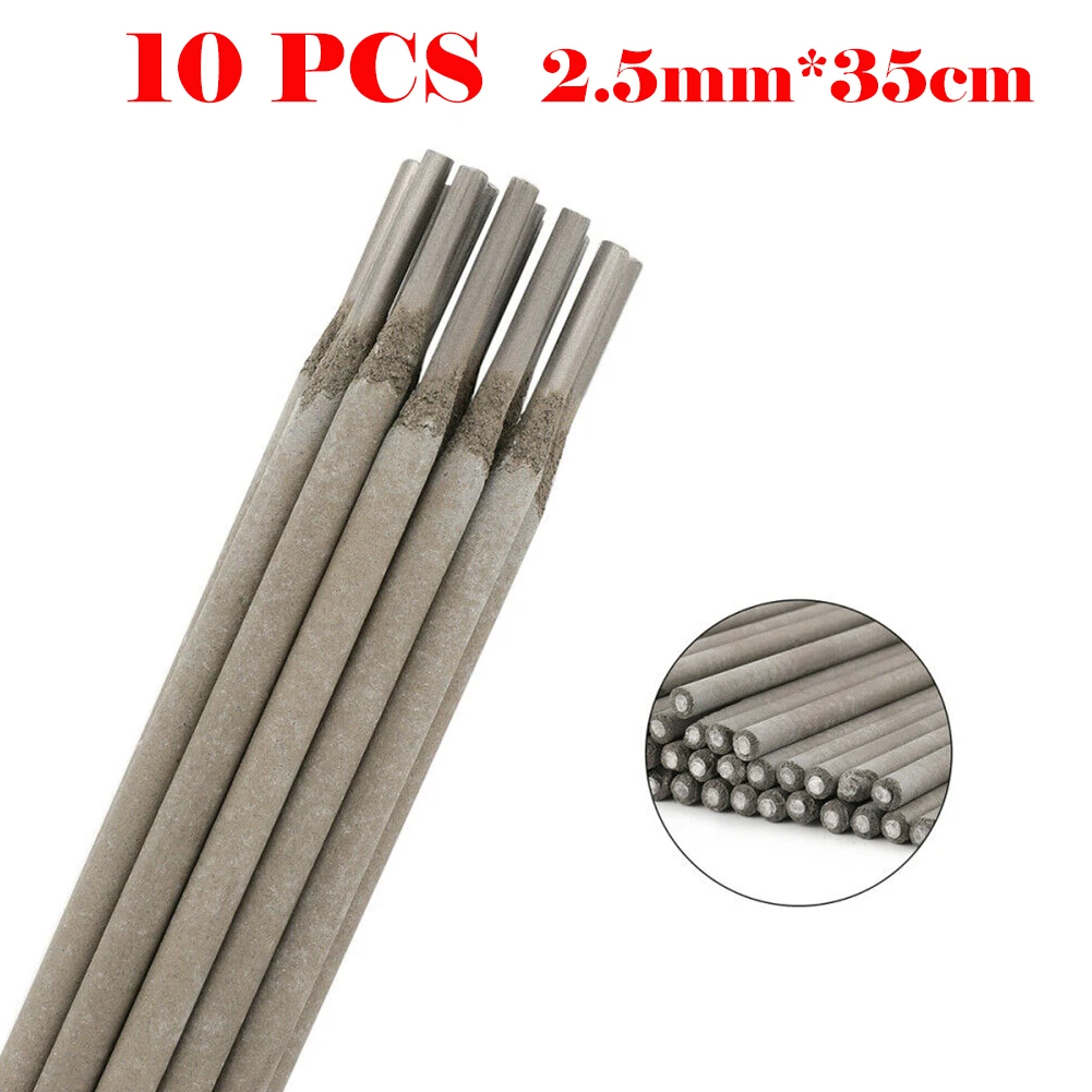 10pcs 스테인레스 스틸 E6031 아크 용접봉 전극 연강 2.5mm/3.2mm 연강 우수한 용접 성능 용접