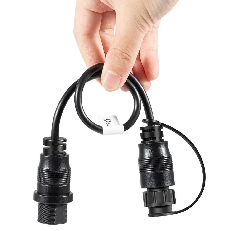 Replacement for 1852079 DSC (Dual Spectrum Chirp) Adapter Cable/MKR-DSC-16 Lowrance 9-PIN Adapter Cable for 2D Sonar only