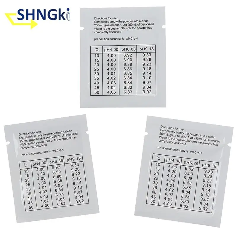 PH Meter Calibration Powder/Solution For Pm Test Meter Plumbing 5/15 pcs ph meter calibration powder,ph calibration powder,ph calibration solution