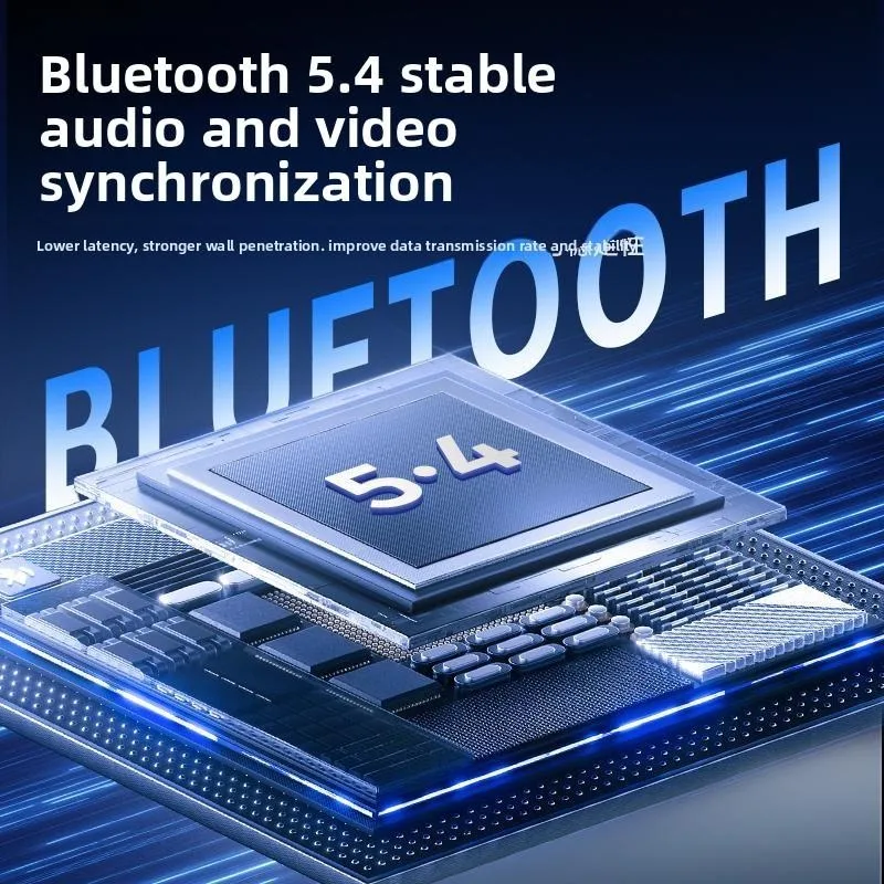 Wireless Bluetooth Earphones with Noise Reduction and Waterproof Design