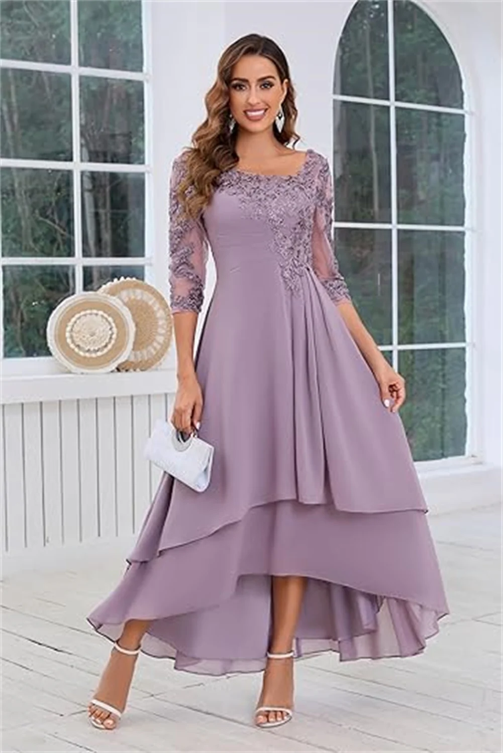 Customized Lace Appliques Mother Of The Bride Dresses For Wedding