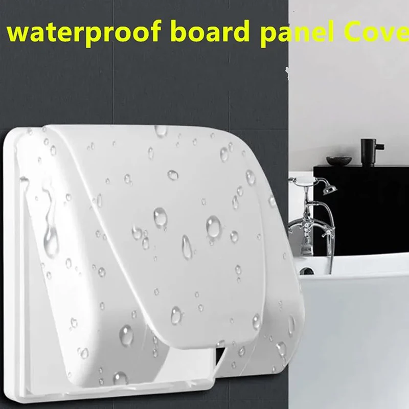 

86 Type Wall Socket Waterproof Box Board Panel Cover Switch Button Protection Doorbell Socket Device Home Improvement