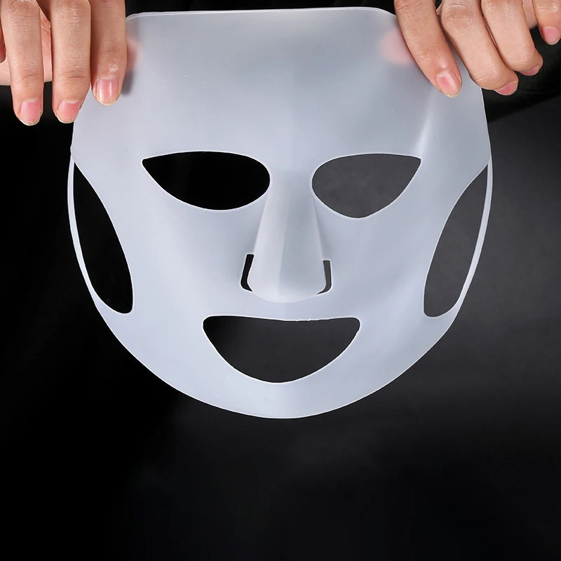 

Горячая Распродажа многоразовая силиконовая маска для лица против морщин V-образной формы, укрепляющий гелевый лист с ушками