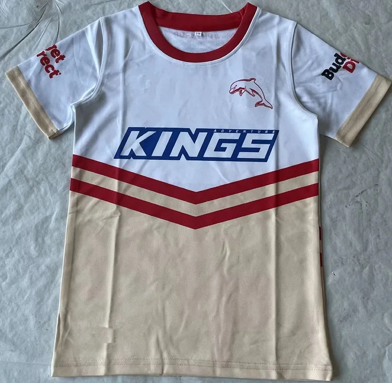 

2024 DOLPHINS Kids Away Rugby Jersey Size:16--26 (Custom name and number )