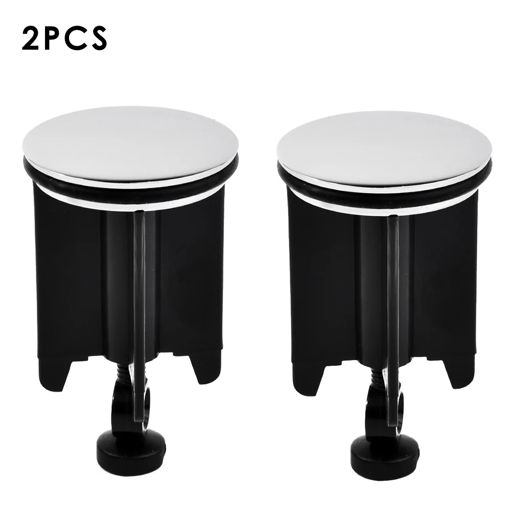 

1/2pcs Wash Basin Plugs Universal Copper Cover Sinks Bathroom 40mm Pop Up Plug Replacement Drain Plug Bathroom Faucet Fixture