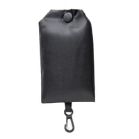 Shopping Bag Solid Color Eco-friendly Folding Reusable Portable Shoulder Handbag Polyester for Travel Grocery - Image 4