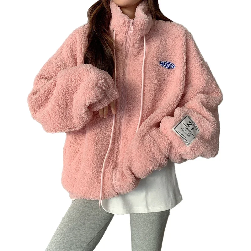Autumn Winter Cashmere Imitation Fleece Maternty Nursing Hoodies Chic Ins Breastfeeding Sweatshirt For Pregnant Women Tops