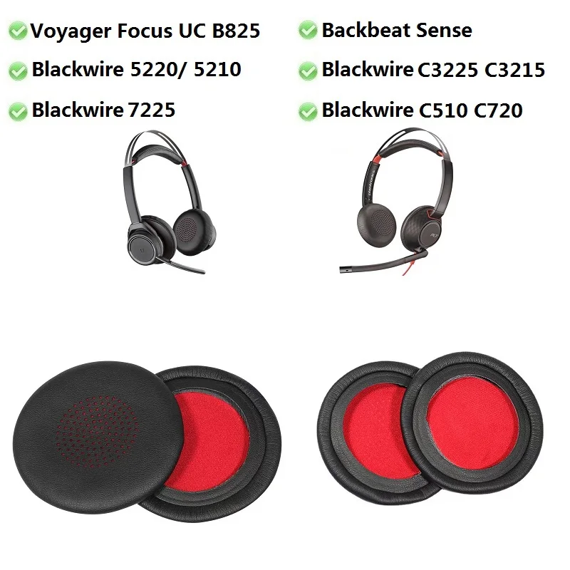 Original Ear pads For Plantronics Voyager Focus UC B825 Blackwire