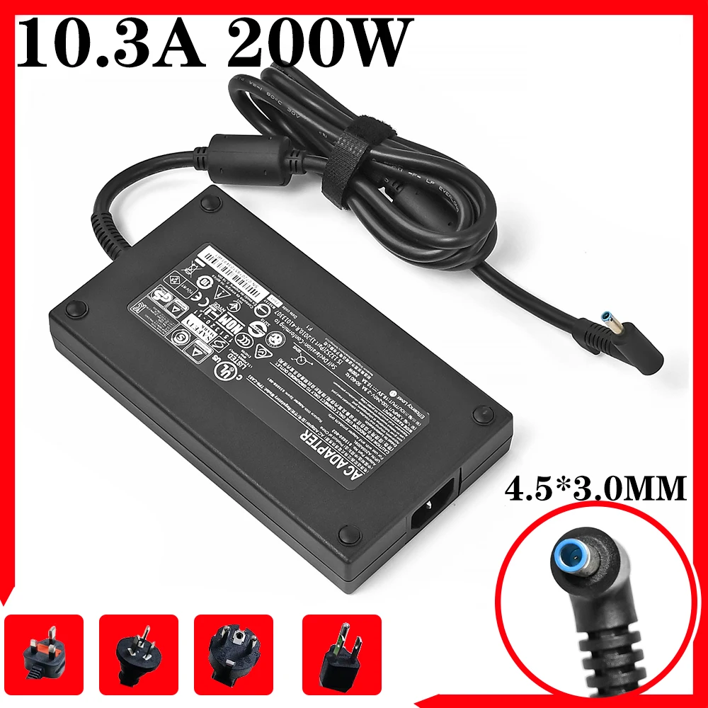 

19.5V 10.3A 200W 4.5*3.0mm ac power adapter laptop charger FOR hp ZBook 17 G3 TPN-CA03 A200A008L 815680-002 835888-001