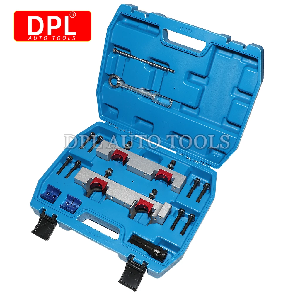 Camshaft Locking Alignment Engine Timing Tool Kit For Mercedes Benz M133 M270 M274 with Fuel Injector Remover Installer Tool 2