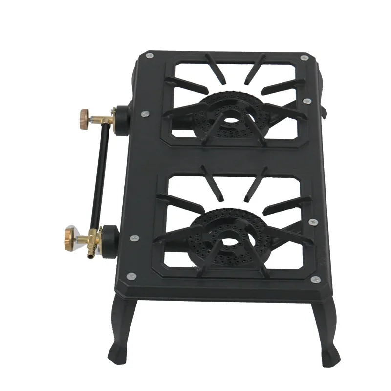 Cast Iron Household Large Firepower Natural Gas Stove Outdoor Camping Barbecue LPG Stove 4