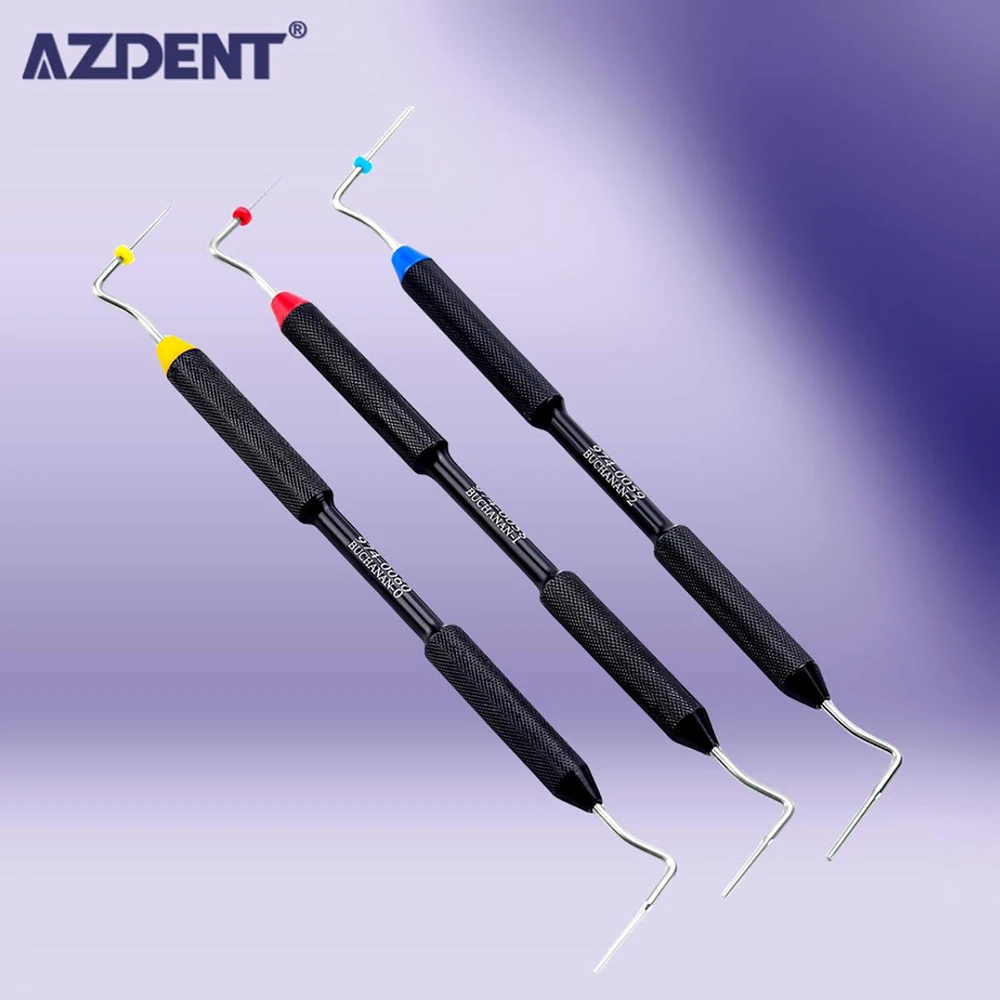AZDENT Dental Endo Hand Plugger Fill Instrument NITI Tip #0 #1 #2 Dentist Dentistry Tools