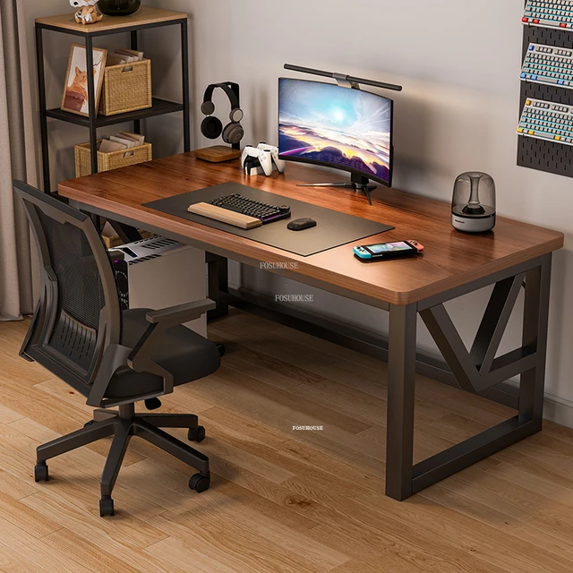 Bureau Moderne en Bois avec Rangement – Table d’Étude et de Travail pour Chambre ou Bureau 1