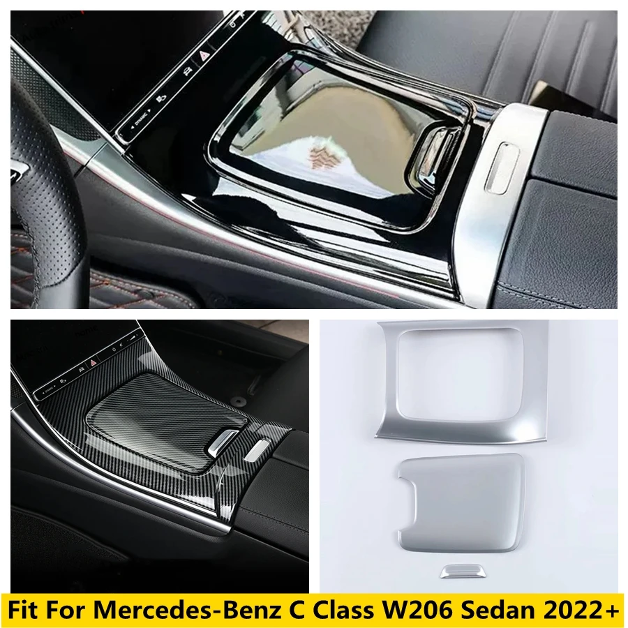 

Для Mercedes-Benz C Class W206 Sedan 2022 2023 Защитные чехлы для подлокотника отделка автомобиля центральный переключатель передач декоративная модификация