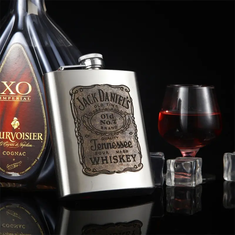 Stainless Steel Whisky Flask For Father Grandpa Gifts