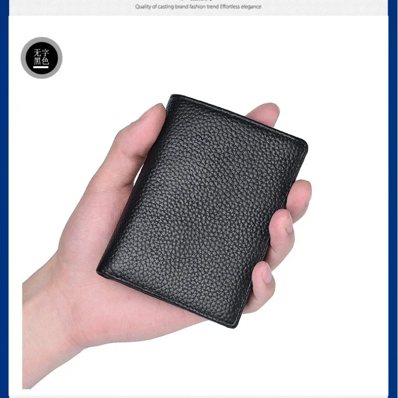 Men's Wallet Pu Male Card Bag Credit Card Driver's License Storage Bag