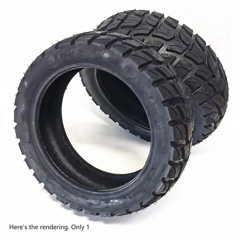 10X2.70-6.5 Inner And Outer Tire Electric Scooter Balance Car Tire Off-Road Tubeless Black 700G