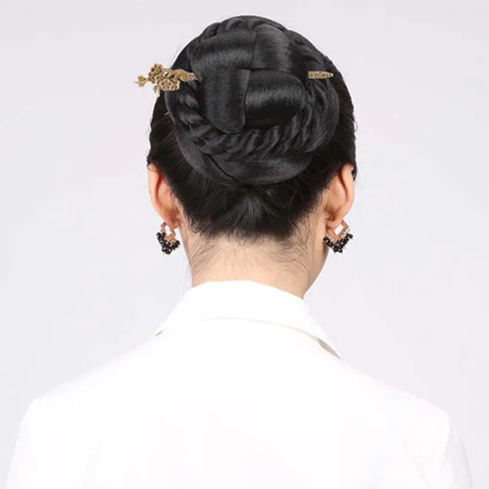 

Китайская традиционная Женская этническая Свадебная металлическая шпилька для волос аксессуары для волос застежка для волос