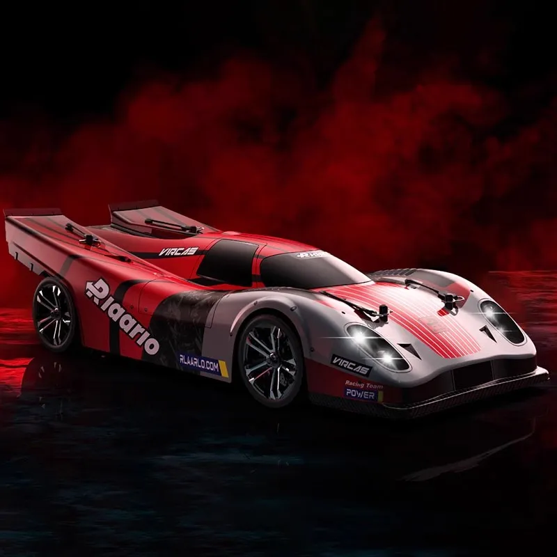 AK-917 1/10 Flat Running Remote Control Car Model with Simulation Lighting Control System Electric Racing Car Boy Racing Gift 2