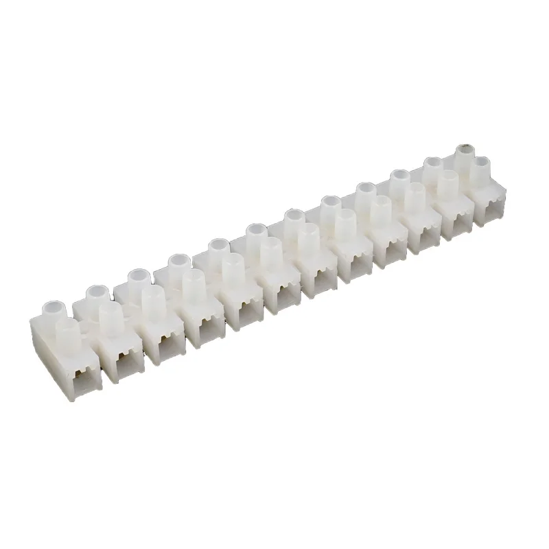 1pcs H ype Plastic Wire Connector 3A 6A 10A 16A 20A 12 Positions Screw X3 Terminal Block Cable Electric Barrier Strip | Обустройство