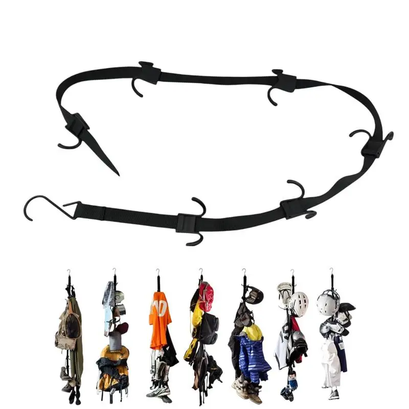 Hockey Gear Drying Rack Storage Rack With 12 Hooks