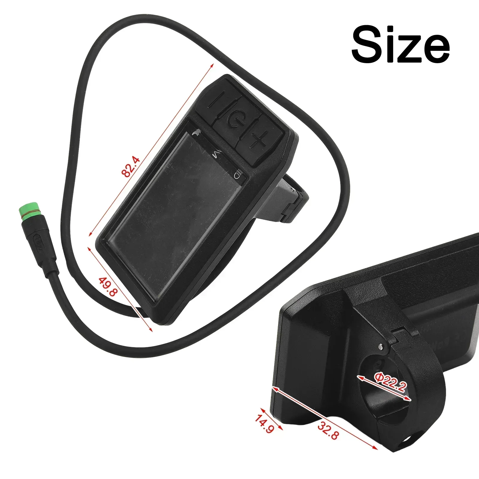 Motor Speed Wheel LCD Display Portable Full Color 5 Pin Diameter CAN Protocol Electric Bike For Bafang 600C For M510 M500