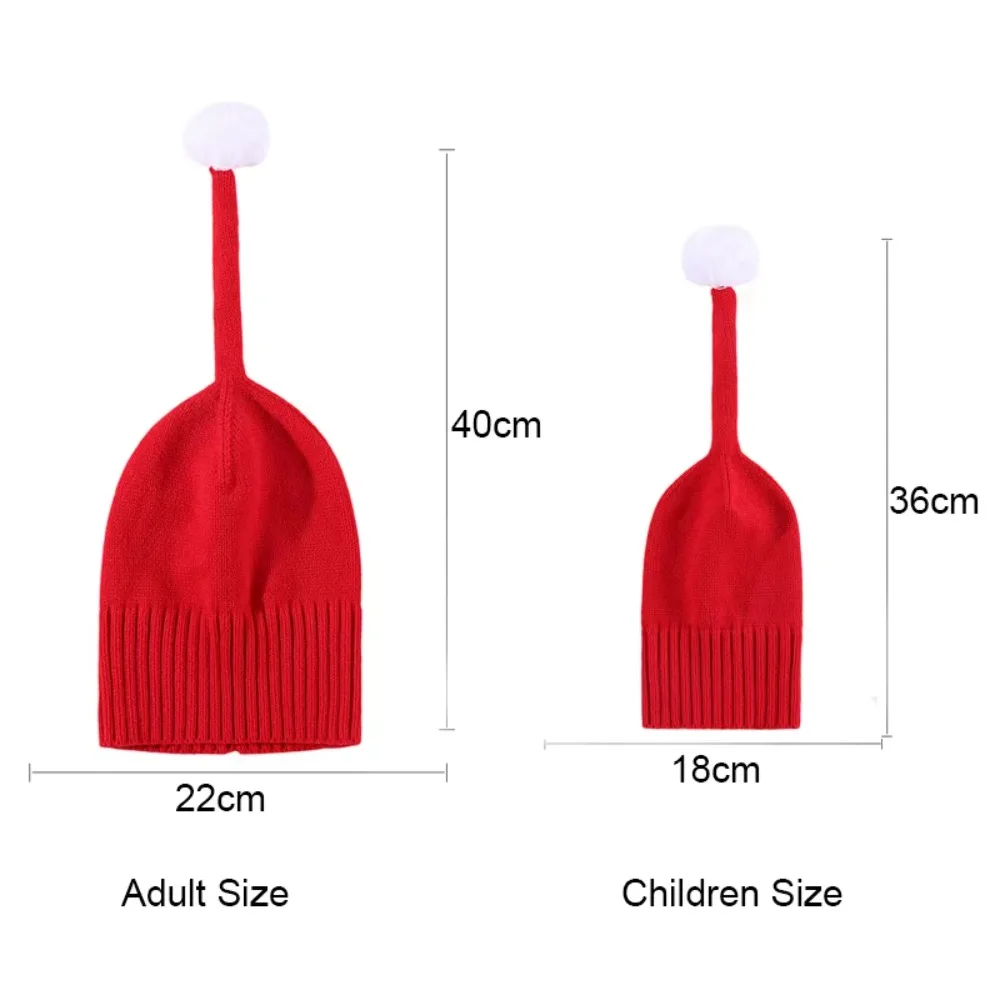 Baby Christmas Hats Winter Warm Parent-child Hat Infant Bonnet Xmas Santa Hat Mother