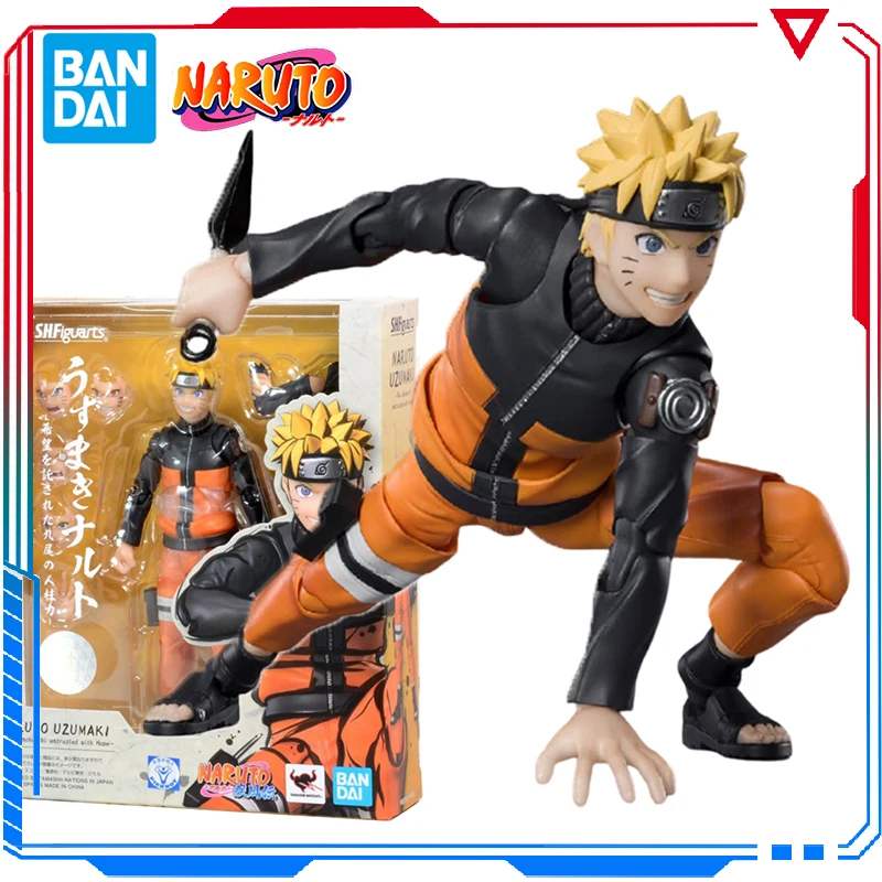 

Фигурка Bandai SHF удзумаки Наруто, оригинальная экшн-фигурка из аниме «шипюден», подарок для мальчиков