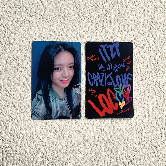 5Pcs/Set KPOP ITZY Photocards CRAZY IN LOVE WITHDRAMA FAN LOMO 