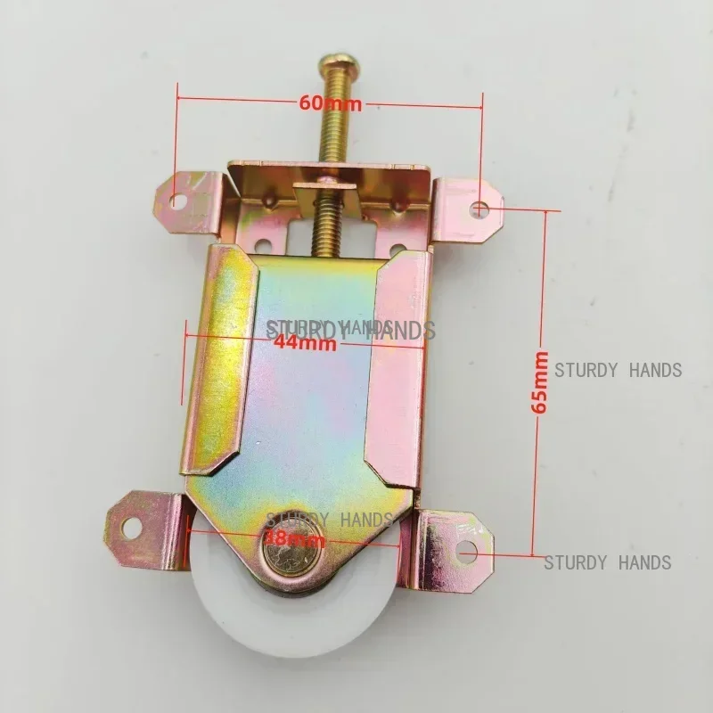 2pcs sliding wardrobe door rollers wardrobe door concave ball bearings wheels hardware accessories