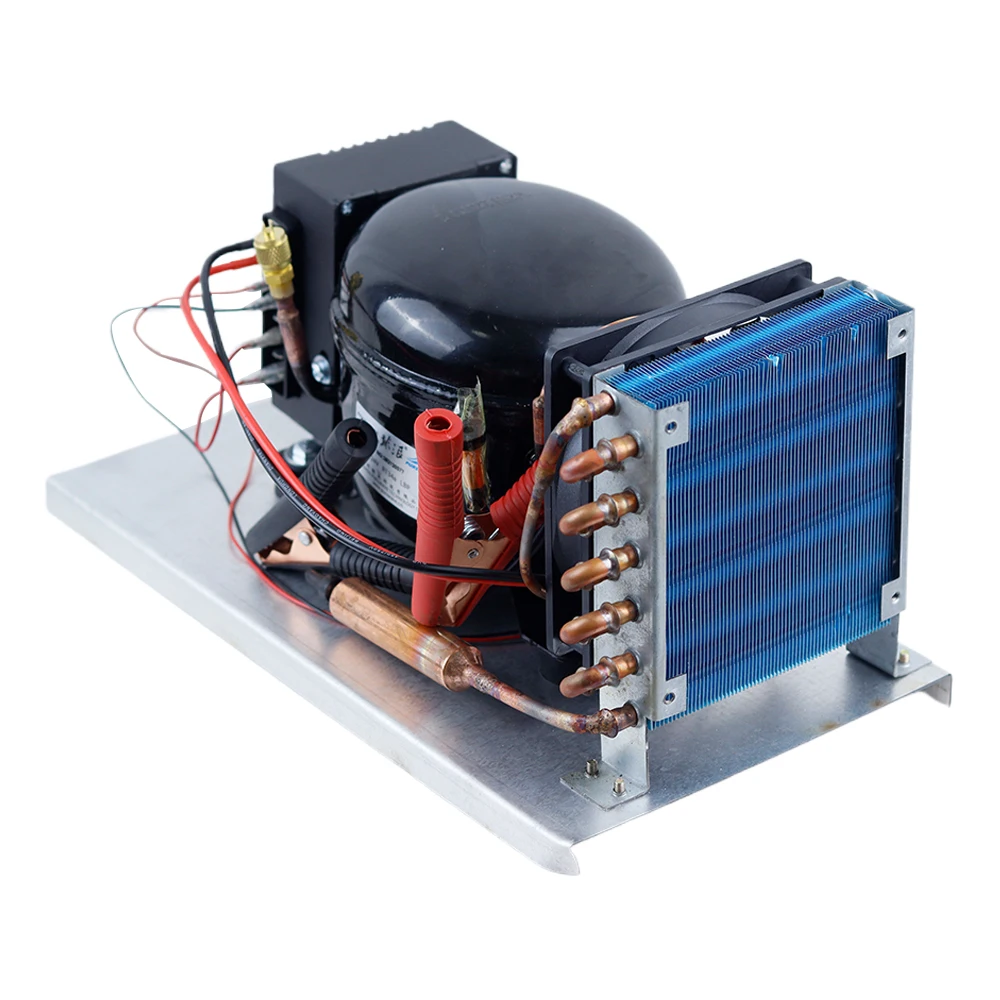 車の冷蔵庫,ソーラー冷凍庫,マリン冷蔵庫,コンデンサー,DC 12v