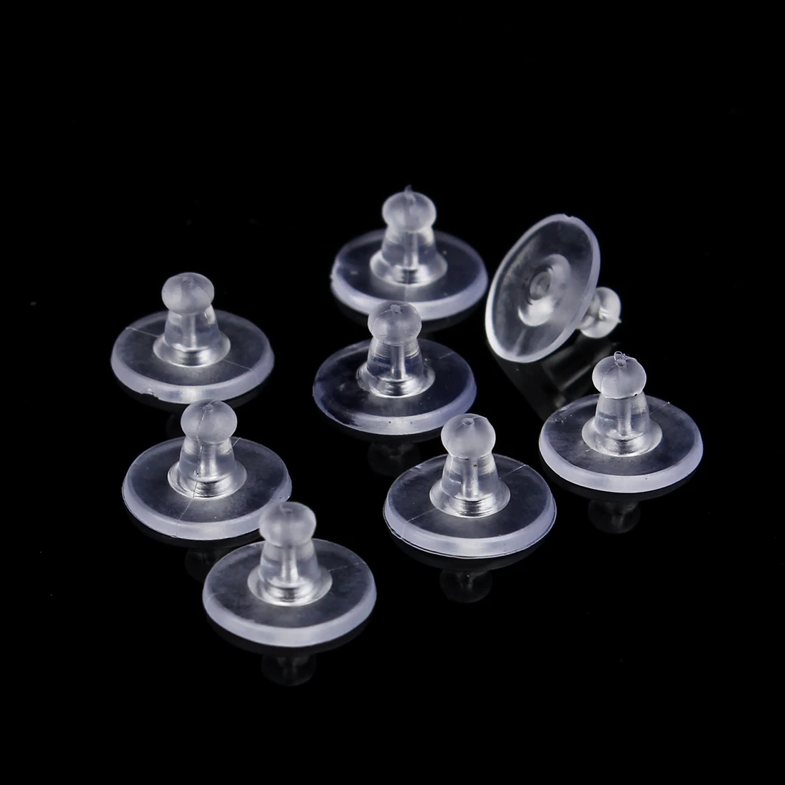 200pcs Soft Silicone Rubber Earring Back Stoppers For Stud Earrings DIY  Jewelry Making Earring Findings Accessories