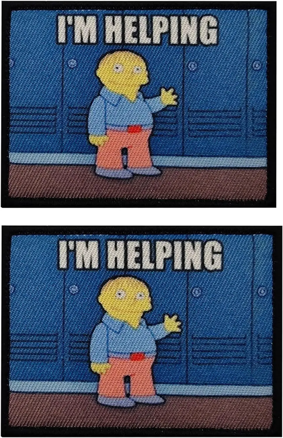 

1 шт., Детские нашивки с вышивкой «я помогаю»