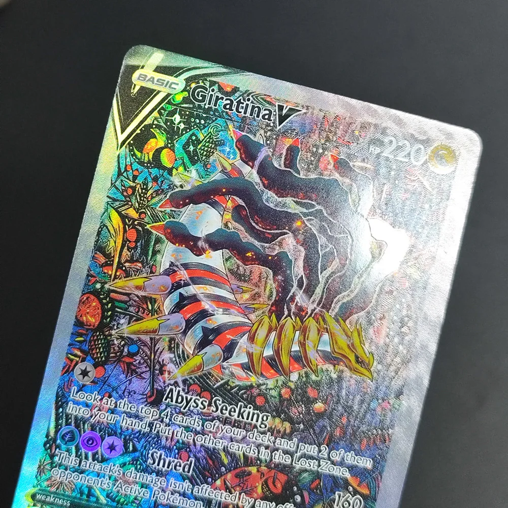 DIY PKM-Karten Mega Gengar Ex Charizard Umbreon Greninja Mew Giratina Flash Englische Spielkarten – Detail 23