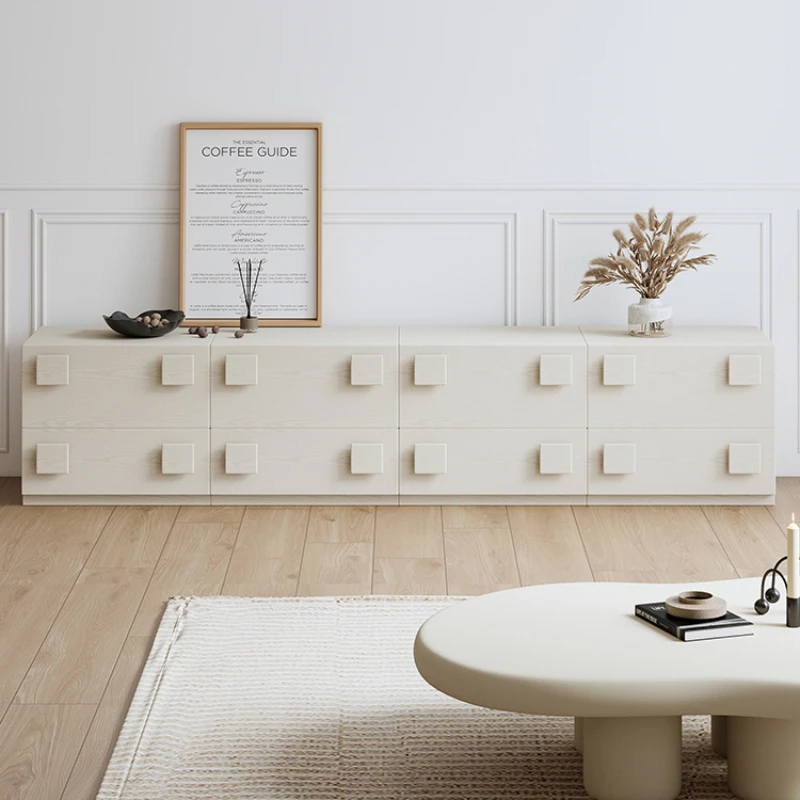 

Floor to floor TV cabinet, small unit, floor platform, door cabinet, TV cabinet, storage and storage cabinet, integrated