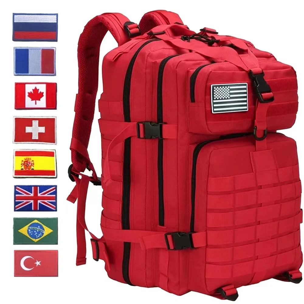 30 - 40L Tactical Backpack Nylon Waterproof Trekking Fishing Hunting Climbing Bag Molle Army Backpack Outdoor Military Rucksack