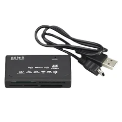 Universal High - Speed USB 2.0 Memory Card Reader - Multi - Format Support for SD, Micro, MMC, XD, CF Cards (All in 1)