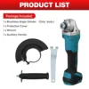 125mm 21V Angle Grinder for Makita Battery DIY Cutting Grinder Machine Brushless Cordless Angle Grinder Grind Power Tool 4