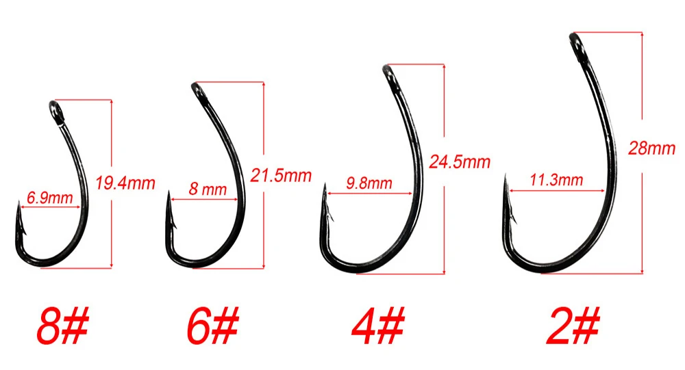 Hirisi 6 Stück Karpfenangeln Vorgefertigte Haken-Vorfächer Gebundene Rigs Terminal Tackle TS113 Angelzubehör – Detail 3