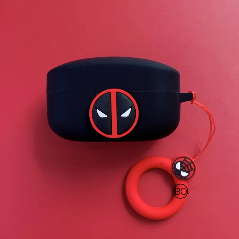 Powerful Deadpool Earphone Case For Sony WF1000XM4 XM5 With Keychain Easy Carry