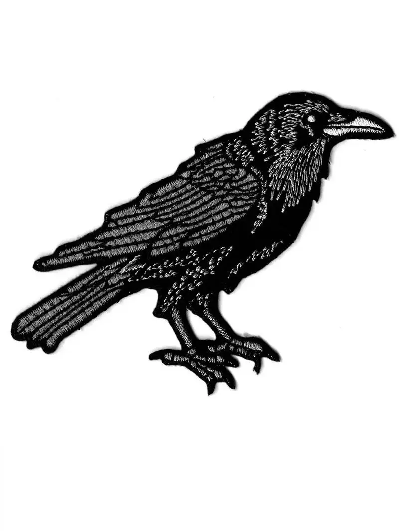 Iron on Embroidered Bird Baing Patch B488 Clothing Repair Decorative Adhesive Fabric Patch DIY Sewing Accories