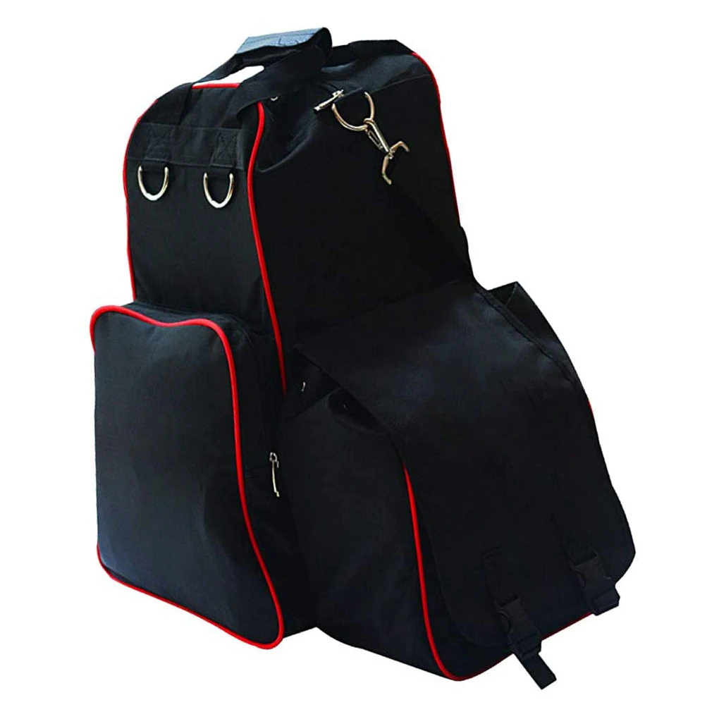 Large Capacity Equestrian Backpack Boots Helmet Storage Equestrian Equipment Bag Built-in Rain Cover Adjustable Shoulder Strap