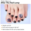 26 Tips Toe Nail Wraps Pure Color Full Cover Semi Cured Nails Sticker Nail Art Gel Polish Manicure DIY Foot Nails Deco Women 4