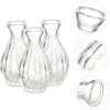3pcs Aromatherapy Bottle Glass Essential Oils Housewarming Glass Covers for Drinks  Diffuser Round Diffuser Jars Glass Diffuser 5
