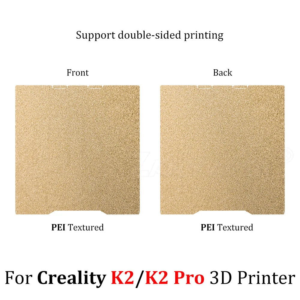 Enhanced Magnetic Spring Steel Build Plate with Textured & Smooth PEI Surface - 3D Printing Accessory